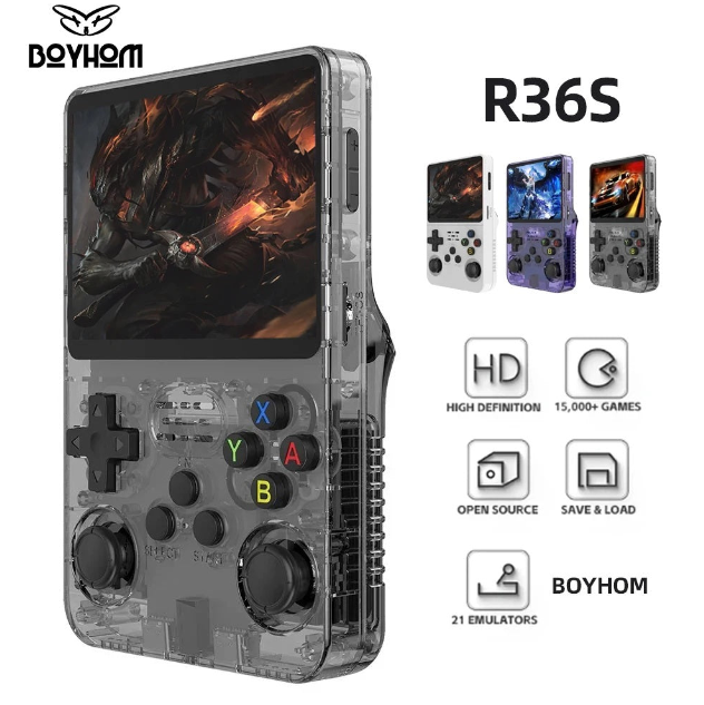 R36S Retro Handheld Console – 15K+ Games & 3.5" IPS Screen