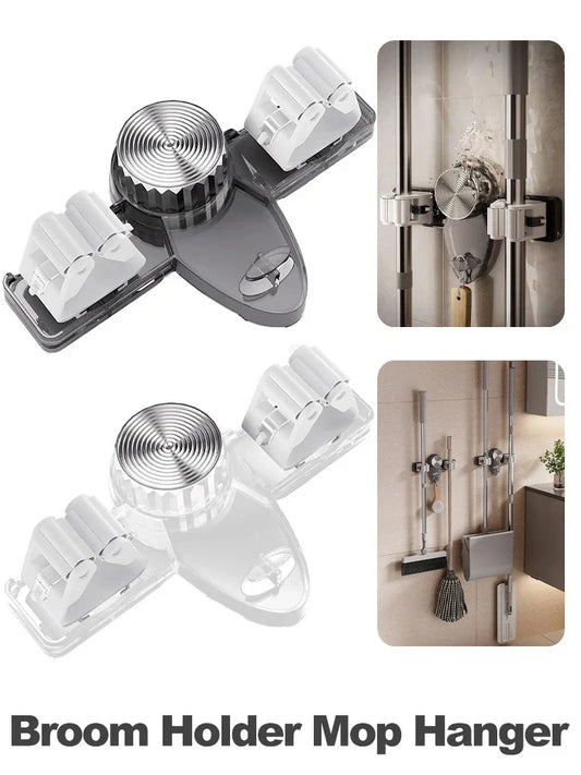 (1 + 1 Free) Space-Saving Mop Organizer