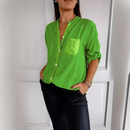 Adele - Sequin Blouse